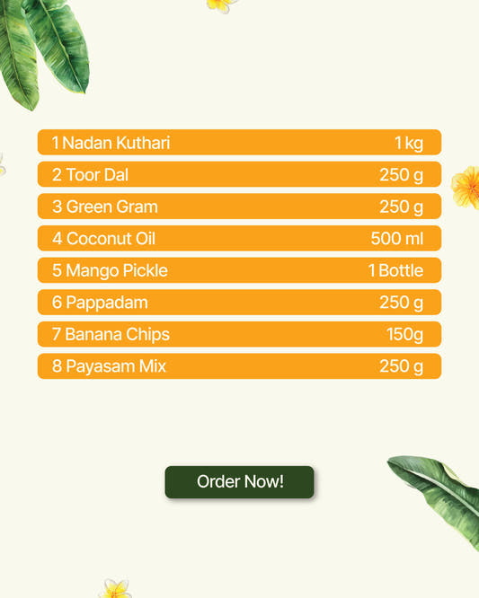 Onam Sadhya Essentials