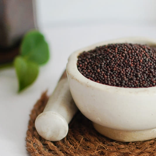 black mustard seeds