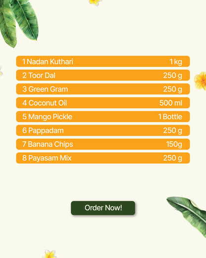 Onam Sadhya Essentials
