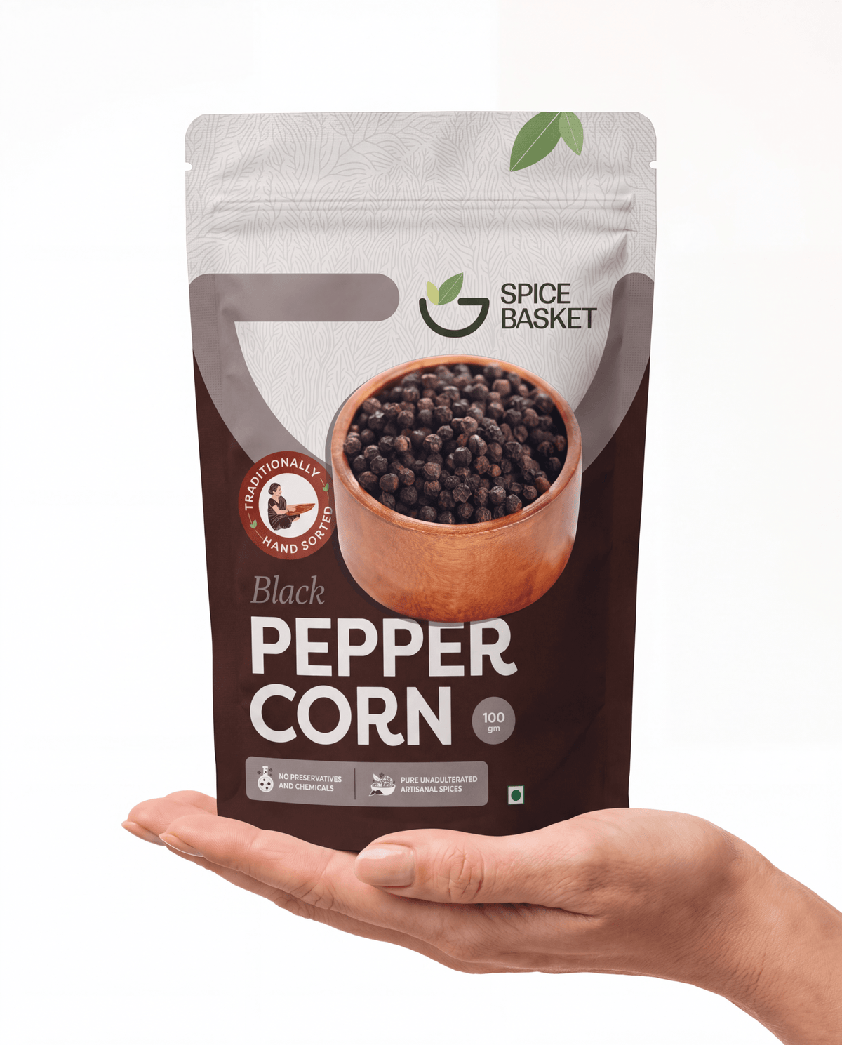 Idukki Black Peppercorn- 50g/ 100g-Spice Basket