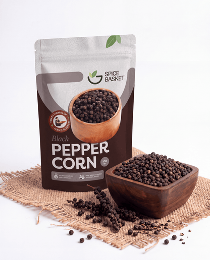 Idukki Black Peppercorn- 50g/ 100g-Spice Basket