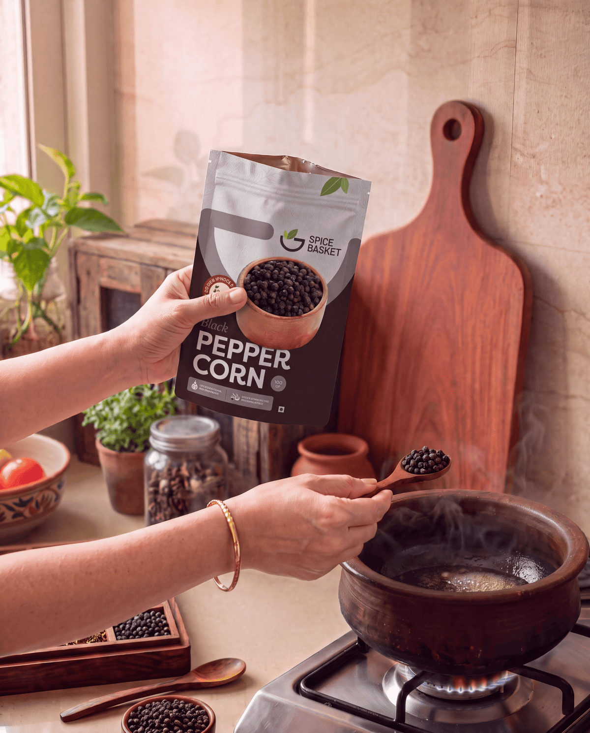 Idukki Black Peppercorn- 50g/ 100g-Spice Basket