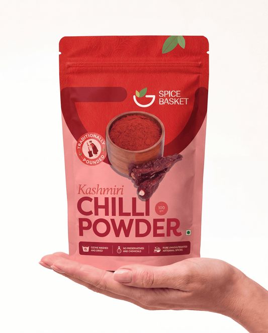 Kashmiri Chilly Powder Stemless (Dabby)-Spice Basket