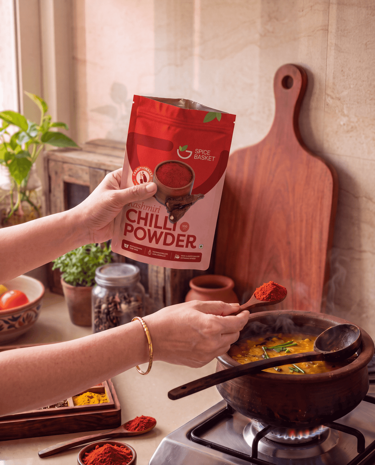 Kashmiri Chilly Powder Stemless (Dabby)-Spice Basket