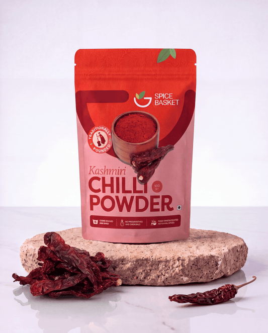 Kashmiri Chilly Powder Stemless (Dabby)-Spice Basket
