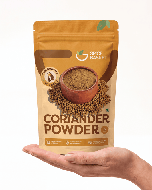 Natural Coriander Powder (Malli Podi)- 100g/200g-Spice Basket