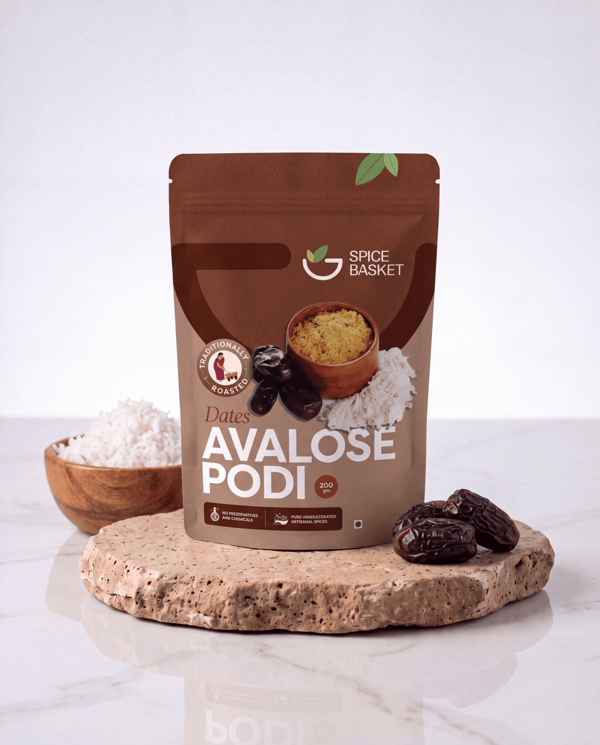 Natural Dates Avalose Podi -200g-Spice Basket