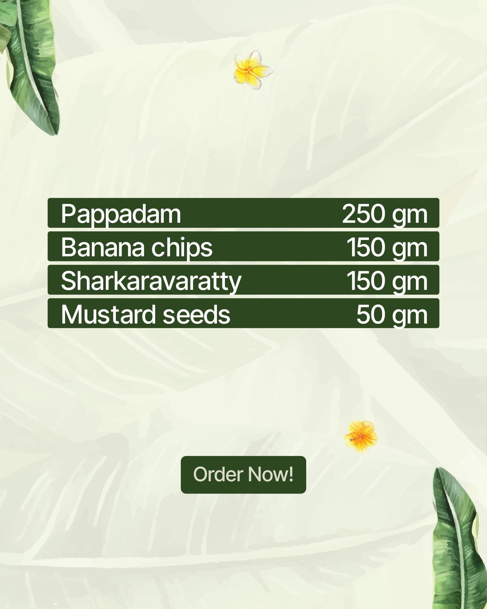 Onam Sadhya Delight - Spice Basket