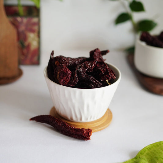 Raw Kashmiri Chilli Dabby (whole) - Spice Basket