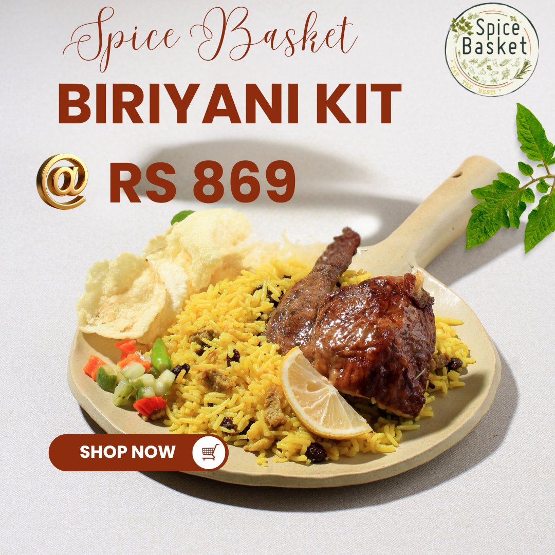 SPICE BASKET SPECIAL BIRIYANI KIT - Spice Basket