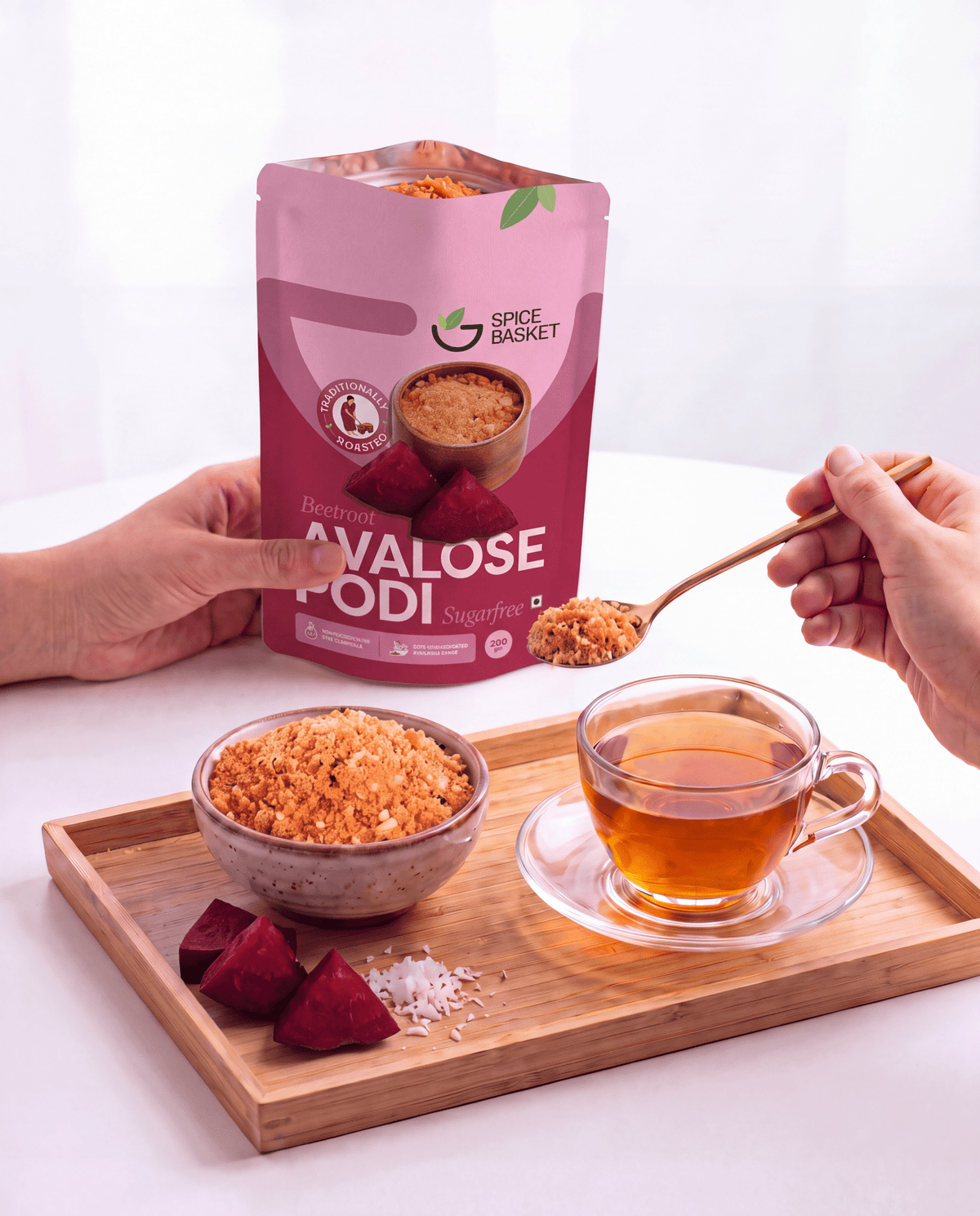 Sugar Free Beetroot Avalose Podi-Spice Basket