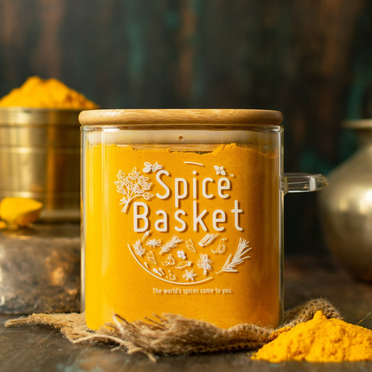 Lakadong Turmeric Powder (Curcumin content 9-12%)-Spice Basket
