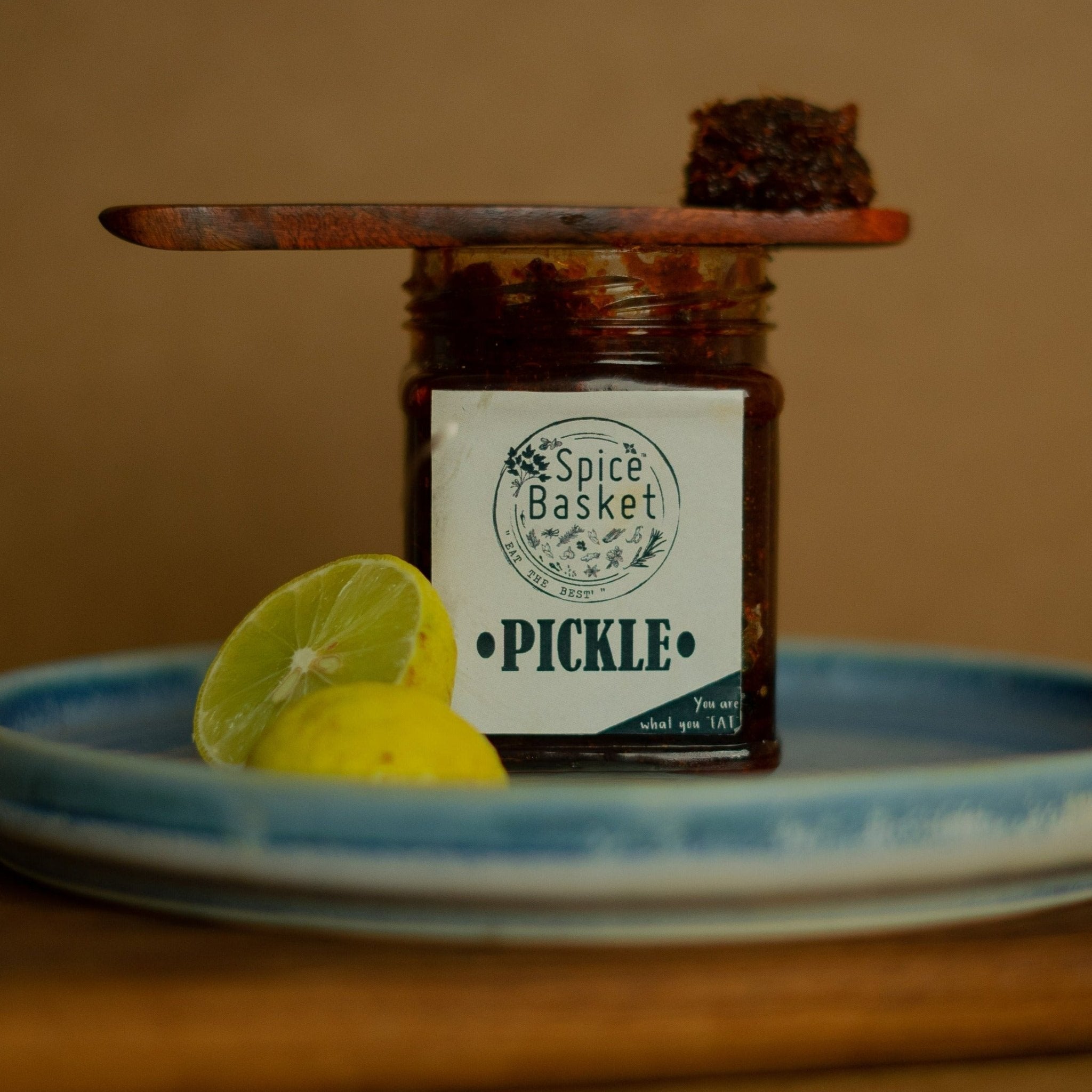 Red Lime Pickle-Spice Basket